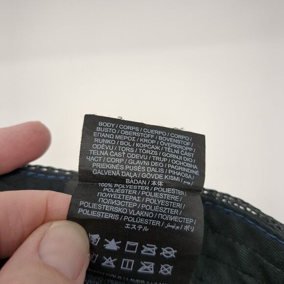 Hurley Snapback Trucker Hat Blue OS Adjustable Stripe Mesh Back Classics Yupoong - Picture 9 of 9